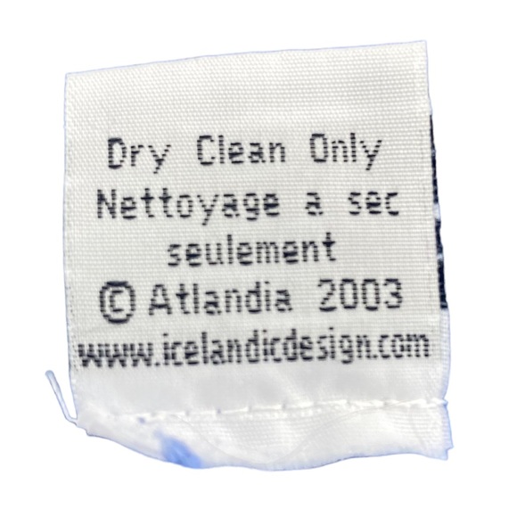 Vtg. Icelandic Design Blue Silk Blend Cable Knit Pullover Sweater Sz.L Angora - Picture 10 of 10